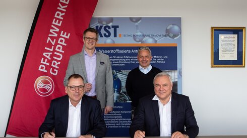 Kooperation mit KST Motorenversuch in der Wasserstofflieferung